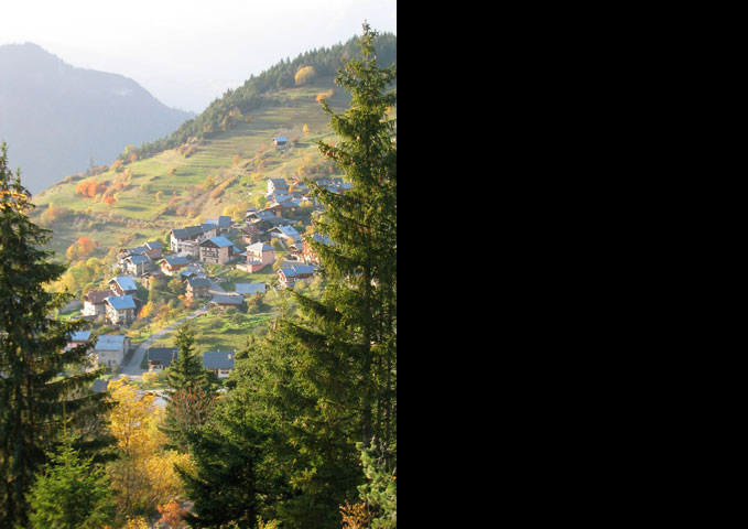 French Alps Feissons sur Salins summer